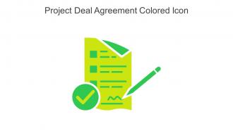 Project Deal Agreement Colored Icon In Powerpoint Pptx Png And Editable Eps Format