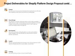 Project Deliverables For Shopify Platform Design Proposal Contd Ppt Powerpoint Presentation