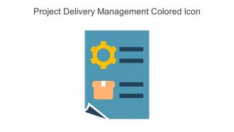 Project Delivery Management Colored Icon In Powerpoint Pptx Png And Editable Eps Format