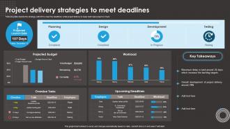 Project Delivery Strategies To Meet Deadlines