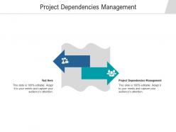 Project dependencies management ppt powerpoint presentation styles guide cpb