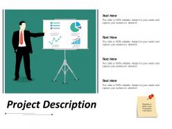 Project description ppt infographics slideshow