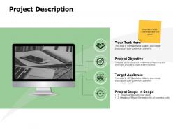 Project description scope ppt powerpoint presentation ideas display