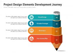 Project design elements development journey