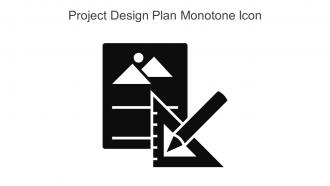 Project Design Plan Monotone Icon In Powerpoint Pptx Png And Editable Eps Format