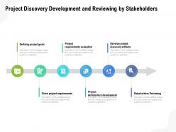 Project discovery development and reviewing by stakeholders