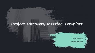 Project Discovery Meeting Template PPT H