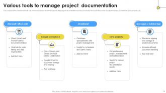 Project Documentation Powerpoint Presentation Slides PM CD Unique Colorful