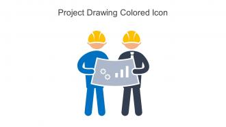 Project Drawing Colored Icon In Powerpoint Pptx Png And Editable Eps Format