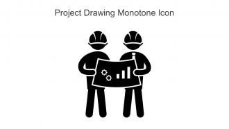 Project Drawing Monotone Icon In Powerpoint Pptx Png And Editable Eps Format
