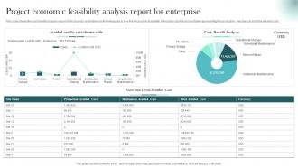 Project Economic Feasibility Analysis Report For Enterprise