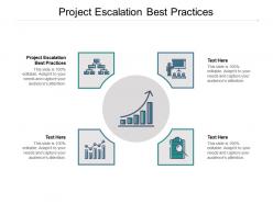 Project escalation best practices ppt powerpoint presentation icon file formats cpb