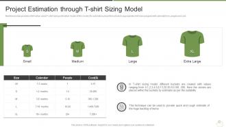 Project estimation through t shirt sizing model how does agile save you money it