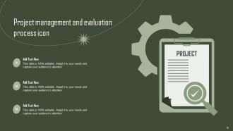 Project Evaluation Process Powerpoint Ppt Template Bundles Colorful Captivating