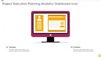 Project Execution Planning Analytics Dashboard Icon