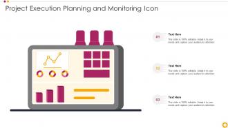 Project Execution Planning And Monitoring Icon