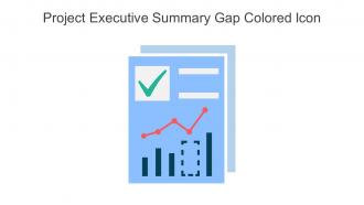 Project Executive Summary Gap Colored Icon In Powerpoint Pptx Png And Editable Eps Format