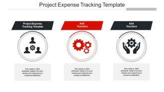 Project Expense Tracking Template Ppt Powerpoint Presentation Show Themes Cpb