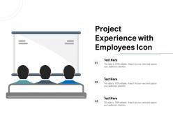 Project experience with employees icon