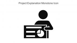 Project Explanation Monotone Icon In Powerpoint Pptx Png And Editable Eps Format