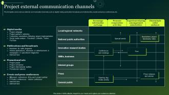 Project External Communication Channels Crisis Communication