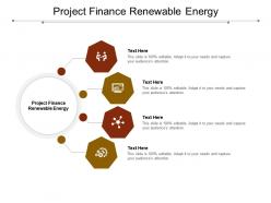 Project finance renewable energy ppt powerpoint presentation styles samples cpb