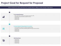 Project goal for request for proposal ppt powerpoint model objects