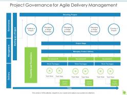 Project governance for agile delivery management