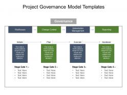 Project governance model templates powerpoint slide graphics