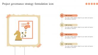 Project Governance Strategy Formulation Icon