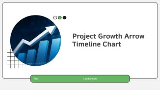 Project Growth Arrow Timeline Chart PPT Example AT