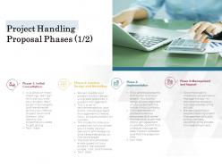 Project handling proposal phases solution ppt powerpoint presentation