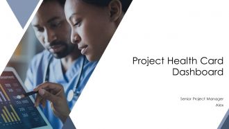Project Health Card Dashboard PPT Summary AT