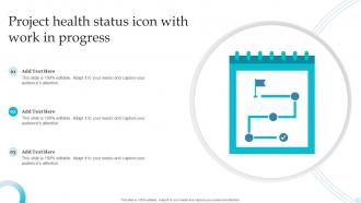 Project Health Status Icon With Work In Progress