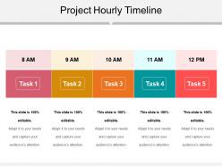 Project hourly timeline sample ppt files