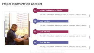 Project Implementation Checklist In Powerpoint And Google Slides Cpb