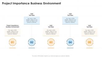Project Importance Business Environment In Powerpoint And Google Slides Cpb