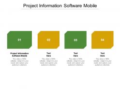 Project information software mobile ppt powerpoint presentation ideas slides cpb
