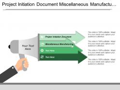 Project initiation document miscellaneous manufacturing finance function