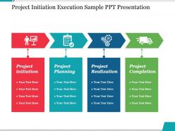Project initiation execution sample ppt presentation