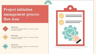 Project Initiation Management Process Flow Icon