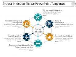 Project initiation phases powerpoint templates
