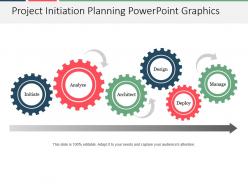 Project initiation planning powerpoint graphics