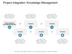 Project integration knowledge management ppt powerpoint presentation ideas cpb