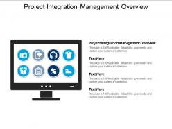 Project integration management overview ppt powerpoint presentation gallery clipart cpb