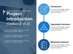 Project introduction ppt slide template