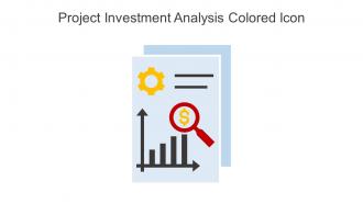 Project Investment Analysis Colored Icon In Powerpoint Pptx Png And Editable Eps Format