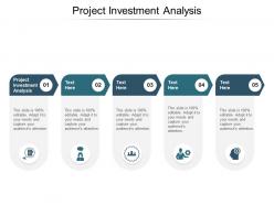 Project investment analysis ppt powerpoint presentation ideas layouts cpb