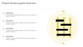 Project Iteration Gantt Chart Icon