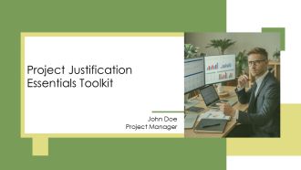 Project Justification Essentials Toolkit PPT Information AT